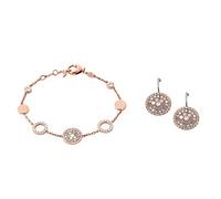 Fossil Damen Pearl Disc | Halskette | Ohrstecker | Armband