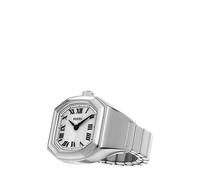 Fossil Damen Quarz Edelstahl Zweizeiger Uhr Ring