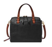 Fossil Damen Rachel Satchel Geldbörse Handtasche für Frauen, Schwarz, Einheitsgröße