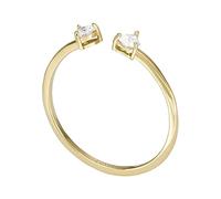 FOSSIL Damen Ringe aus Edelstahl offen
