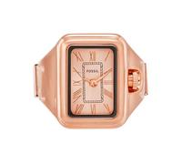 Fossil Damen-Ringuhr Raquel 2-Zeiger-Werk Edelstahl roségoldfarben, ES5345