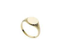 Fossil Damen-Siegelring Sadie Vintage Twists Edelstahl goldfarben, JF03804710