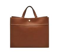 FOSSIL Damen Tote Bag Gemma Tragetasche, Mittelbraun, Größe L