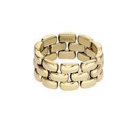 Fingerring FOSSIL "Schmuck Geschenk Edelstahl Ring Arden" Gr. 16,5, gold (gelbgoldfarben), Fingerringe, Damen, 16,5, Edelstahl, 8,5mm, Fingerring (48098266-16,5) gelbgoldfarben