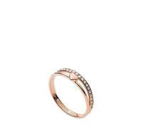 FOSSIL Damenring Drew Hearts To You Edelstahl roségoldfarben, JF034607915