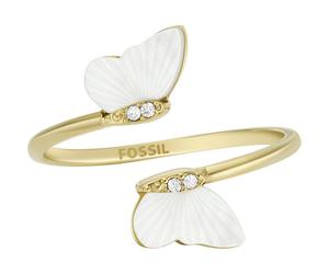 Fossil Damenring Edelstahl 53 Damen