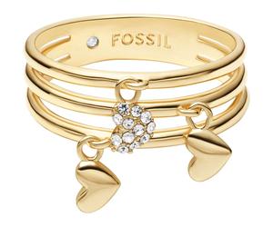 Fossil Damenring Metall 55 Damen