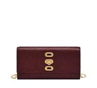 Fossil Damentasche Penrose, Eidechseneffekt geprägte Leder Geldbörse Crossbody, L: 19,1 cm, B: 1,9 cm, H: 8,9 cm, ZB1941243