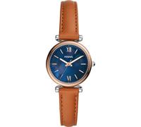Fossil Damenuhr Edelstahl braun Damen