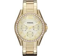 Fossil Damenuhr Edelstahl gold Damen
