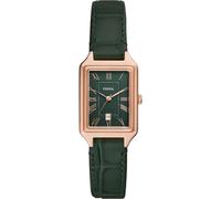 Fossil Damen Analog Quarz Uhr mit Leder Armband ES5366