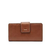 Fossil Damenuhr Logan RFID Tab Clutch Geldbörse 17,1 cm L x 1,9 cm B x 8,9 cm H, Braun