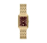 Fossil Damenuhr Raquel ES5512 – 23 mm, Quarz, Analog, Mineralglas, goldfarben, Edelstahlarmband