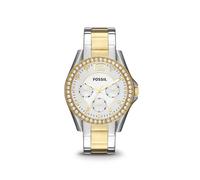 Fossil Riley ES3204 2T Silver/Gold Golden, Silber
