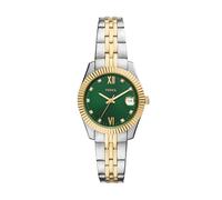 Fossil Damenuhr Scarlette Quarz Edelstahl Dreizeiger Uhr für Frauen