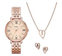 Fossil - Uhren-Set Edelstahl Schmuck-Set Damen