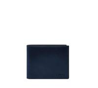 Fossil Derrick Blaue Leder Brieftasche für Herren