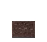 Fossil Derrick Bifold Brown Croco