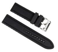 Fossil Ersatzband Uhrenarmband Silikon Band 22mm schwarz CH2647