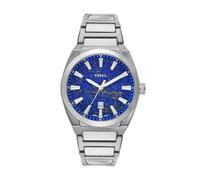 Fossil Everett Herren-Armbanduhr FS6058, Quarz, blaues Zifferblatt