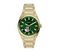 Fossil Everett Herren-Armbanduhr ME3276, automatisch, grünes Zifferblatt