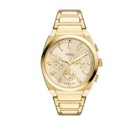 Fossil Everett Herren-Chronograph Gold-Tone Edelstahl FS6119 Gold