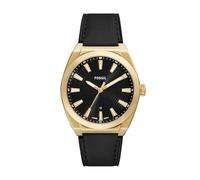 FOSSIL Everett Herrenuhr, Quarz-Dreizeiger-Datumswerk mit Edelstahl- oder Lederarmband