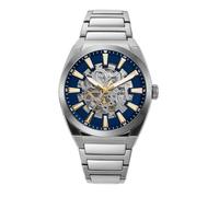 Fossil, Armbanduhr, Everett Automatic, Silber, (Analoguhr, 42 mm)