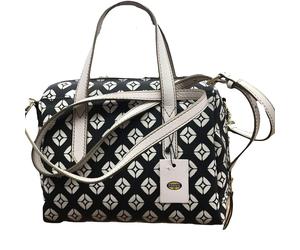 Fossil - Fossil Sydney Satchel Black/Bone Handtasche