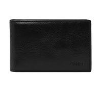 Fossil Andrew Geldbörse Leder 11 cm Geldscheinklammer schwarz