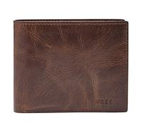 Fossil Geldbörse für Herren Derrick, Leder Bifold Dunkelbraun 11,4 cm L x 2,5 cm B x 9,5 cm H ML3687201