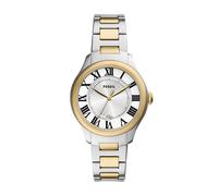 Fossil Damen Analog Quarz Uhr mit Edelstahl Armband ES5396