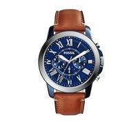 Fossil Grant Herrenuhr mit Chronograph oder Automatikanzeige und Echtleder- oder Edelstahlband
