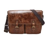 FOSSIL Greenville Messenger Cognac