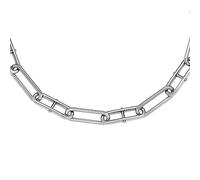 Collier FOSSIL "HERITAGE, JF04503040" Halsketten Gr. Edelstahl, Länge: 45 cm, silberfarben (edelstahlfarben) Damen Colliers Edelstahl (27958856-0)