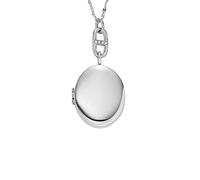 FOSSIL Halskette für Frauen Locket Collection Edelstahl Halskette, Länge: 400mm+50mm, JF04427040