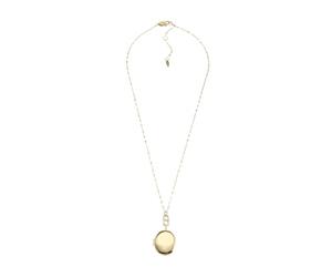 Fossil Halskette für Frauen Locket Collection Gold-Tone Edelstahl Kette Halskette, Länge: 400mm+50mm, JF04426710