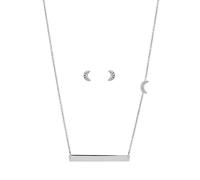 Fossil Halskette - Vintage Motifs Set - JF02812040 silber