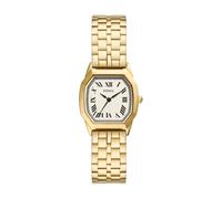 Fossil Harlow Damen-Uhr, Quarzwerk mit Edelstahl- oder Lederarmband Gold-Ton