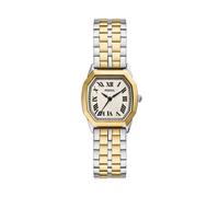 Fossil harlow quarz mehrfarbig damen uhr mit beige zifferblatt und edelstahl armband one_size Mehrfarbig