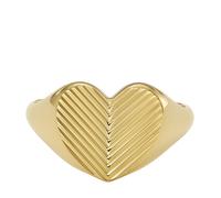 Fossil Harlow - Ring Aus Edelstahl Für Damen 9 Gold