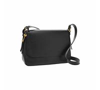 Fossil Harper Damen Leder Große Klappe Crossbody Geldbörse Handtasche für Frauen, Schwarz, Einheitsgröße
