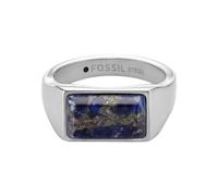 Fossil Herren All Stacked Up Edelstahl Siegelring, JF04726040