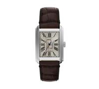 Fossil Herren Analog Automatik Uhr mit Leder Armband ME3272