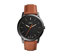 Fossil Herren Analog Quarz Uhr mit Leder Armband FS5305