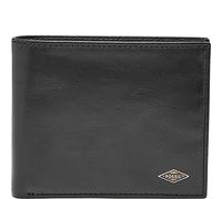 Fossil Herren Bifold Coin Pocket Wallet Geldbörse, Schwarz, Einheitsgröße