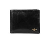 Fossil Herren Bifold Wallet Geldbörse, Schwarzer Passcase, Einheitsgröße