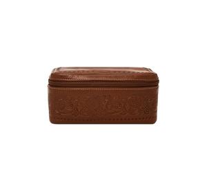 Fossil Herren braunes Leder Uhrenetui, MLG0802212
