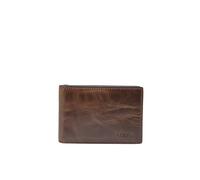 FOSSIL Derrick Money Clip Bifold Dark Brown