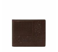 FOSSIL Derrick Bifold Wallet With Flip ID Brown Paisley
